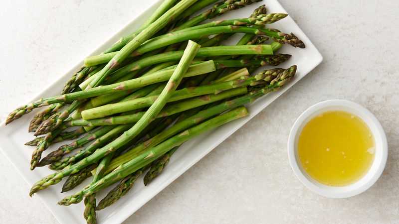 Advantages of microwaving asparagus: