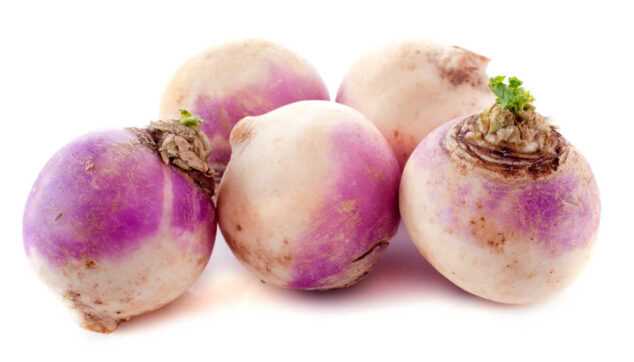 Raw Turnips: