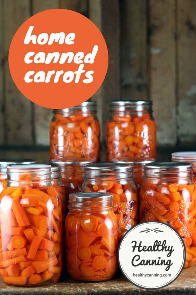 Canning Carrots without a Pressure Cooker