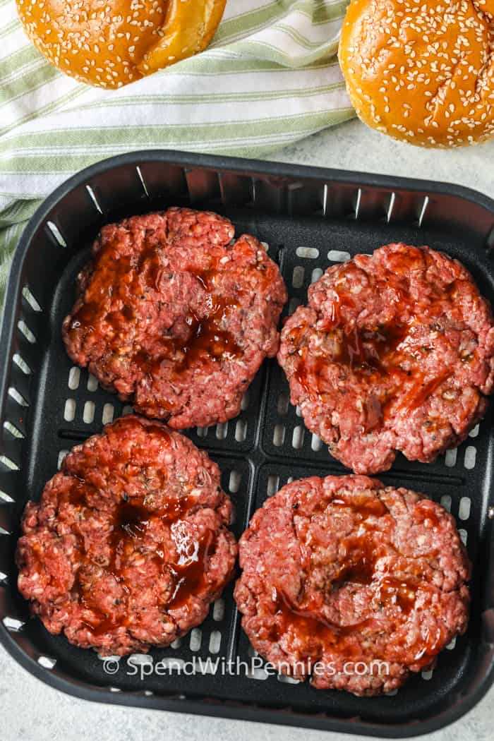 Is it possible to cook burgers in an air fryer?