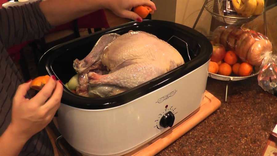 How to cook a stuffed turkey in an electric roaster