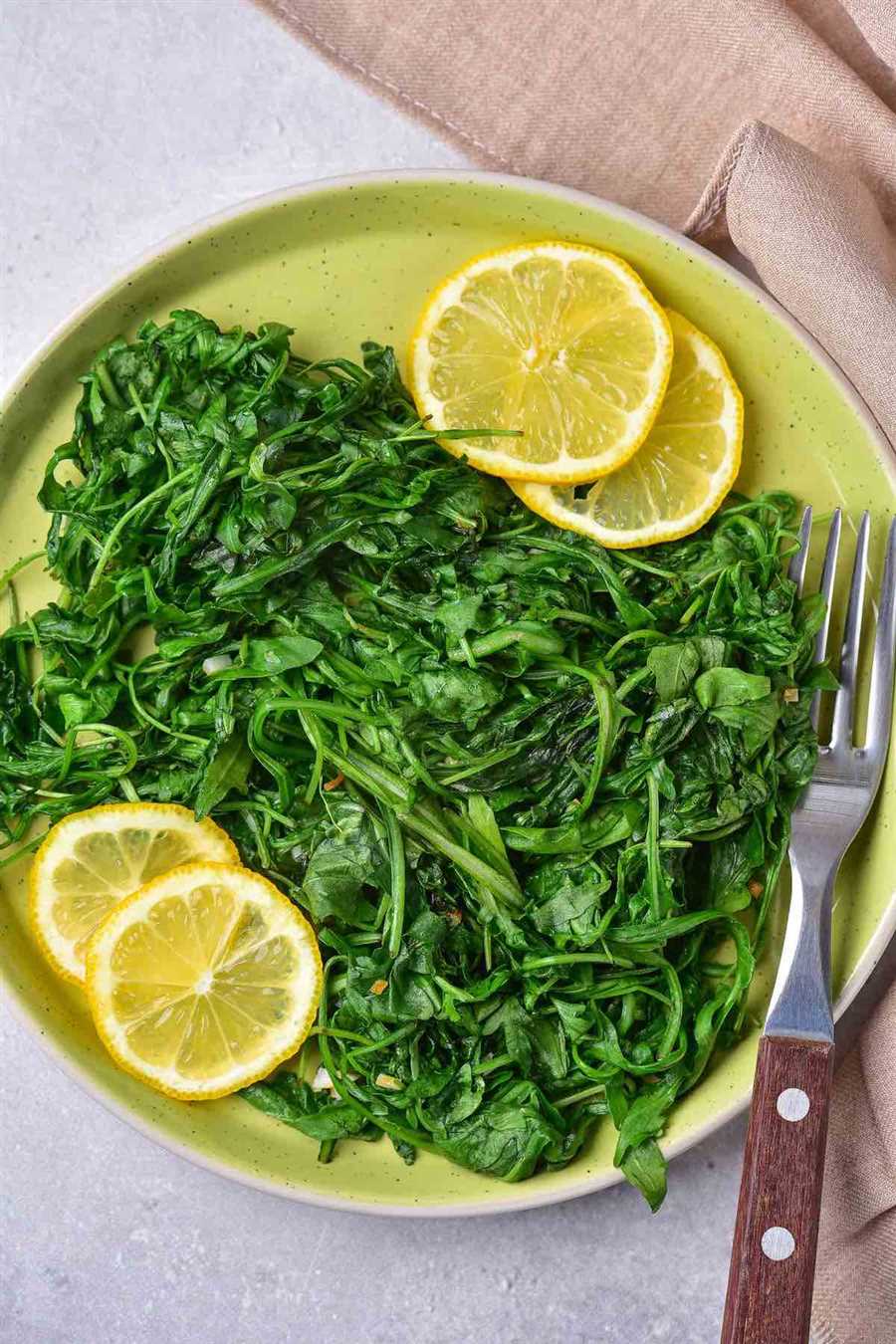 Cooking techniques that work well with arugula