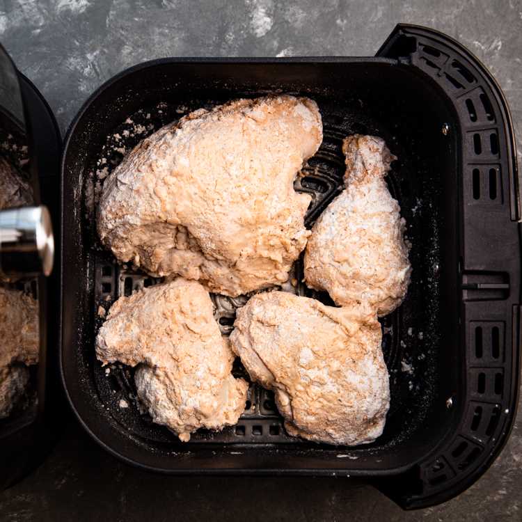 Is it possible to make battered chicken in an air fryer?