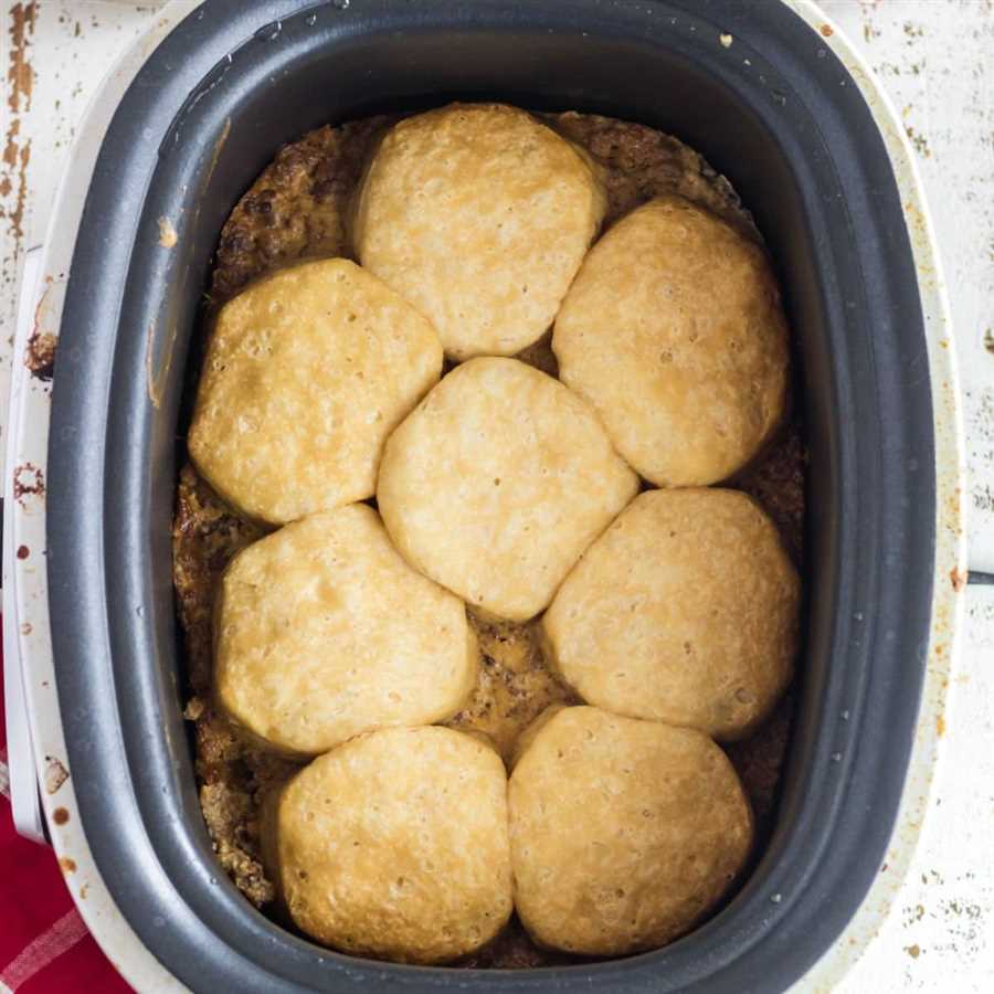 Ingredients needed for crock pot biscuits