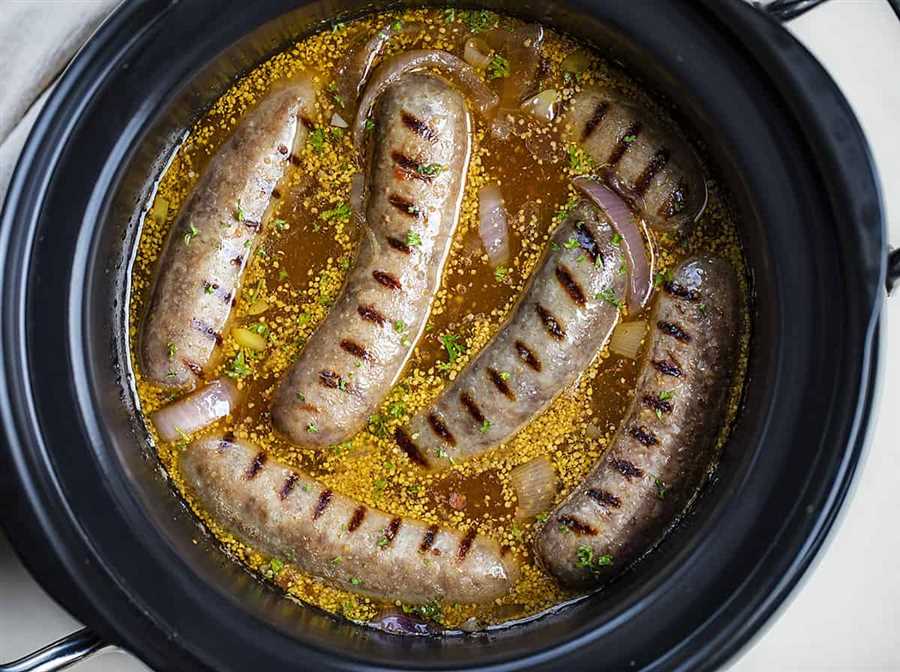 Benefits of cooking brats in a crock pot