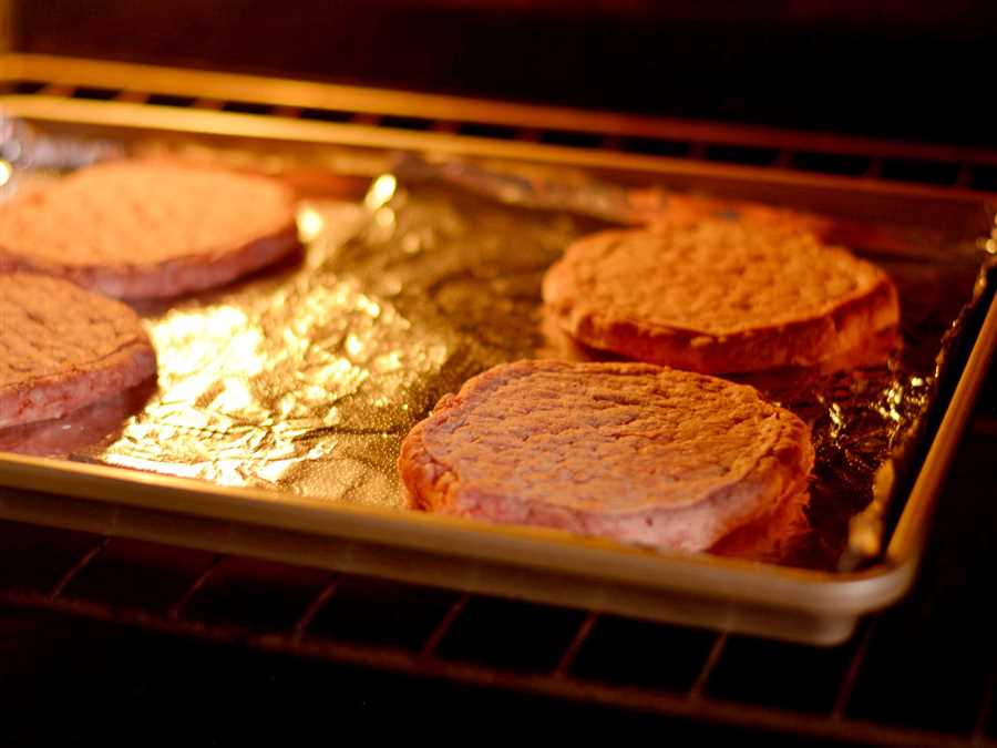 Preparing Bubba Burgers for Oven Cooking