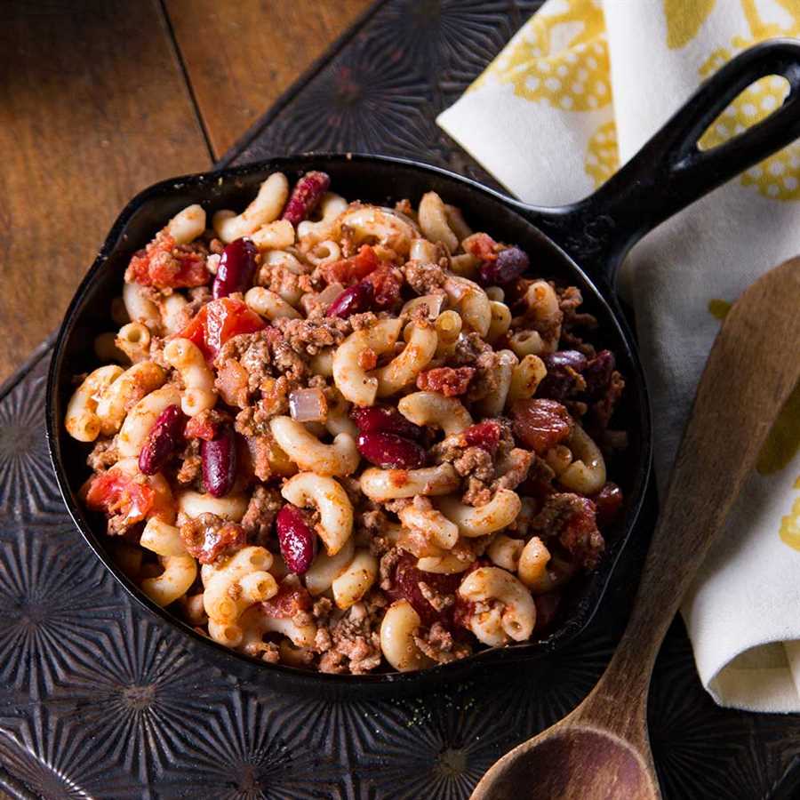 Variations on Macaroni and Chili