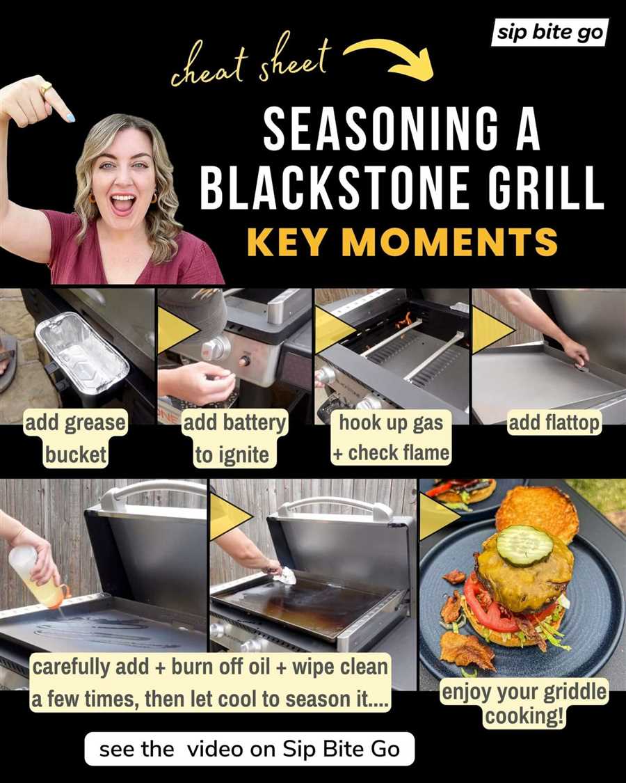 Tips for cooking on a Blackstone right after seasoning