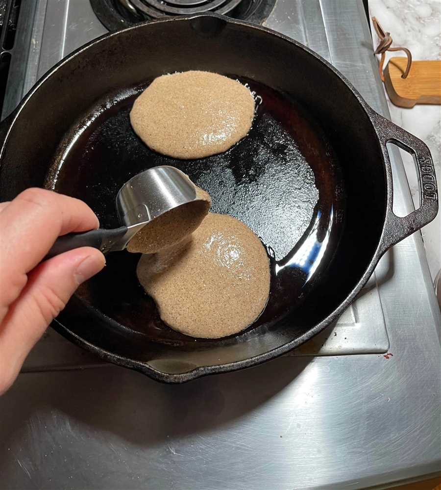 Cleaning and maintaining your cast iron after cooking pancakes