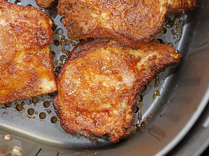 Benefits of cooking pork chops in an airfryer