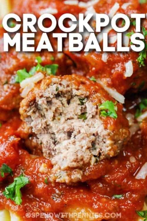 1. Classic Italian meatballs with marinara sauce