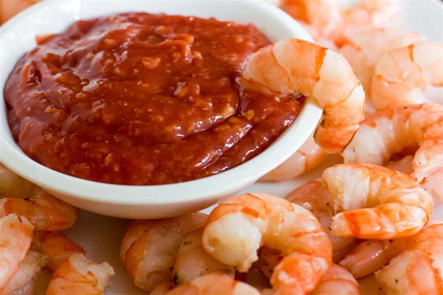 Cooking the shrimp in sauce