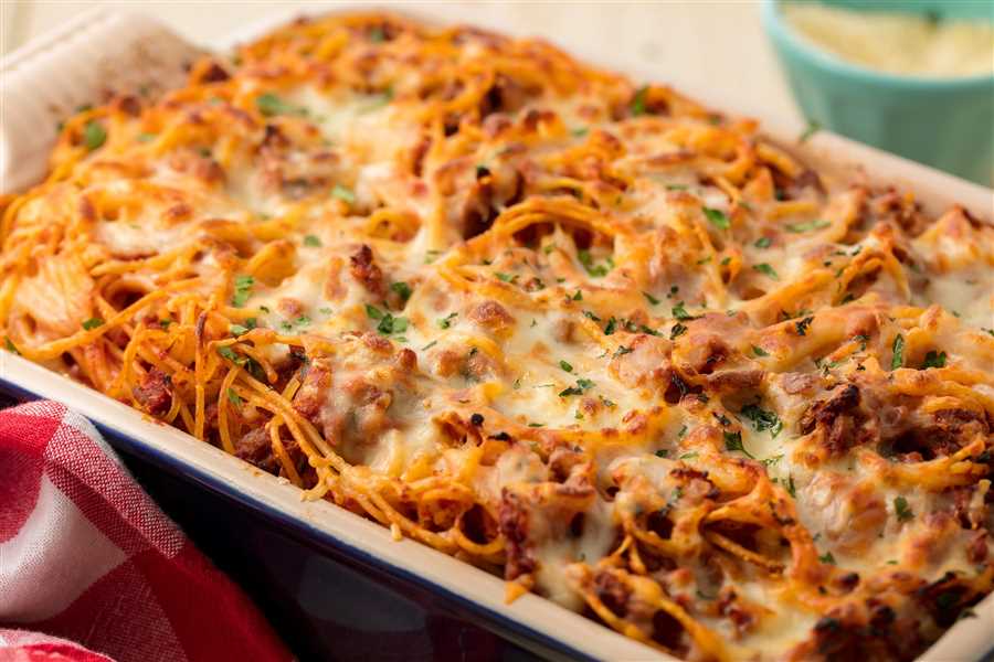 Step-by-step guide for cooking spaghetti in the oven