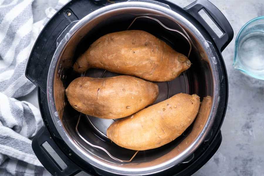 Benefits of cooking sweet potatoes in an instant pot