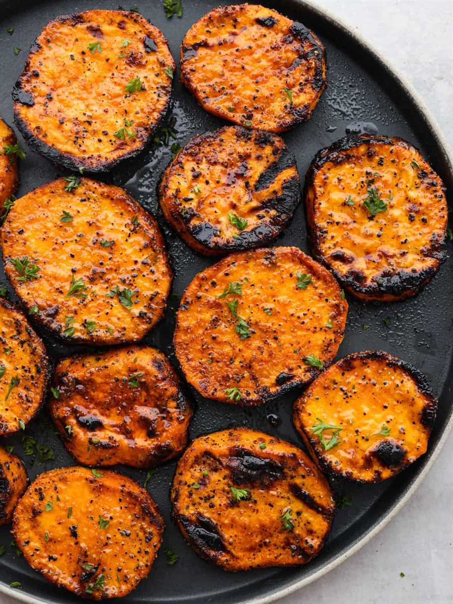 Health benefits of grilling sweet potatoes