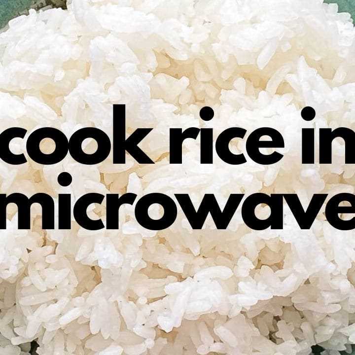 Place the rice and water in a microwave-safe dish