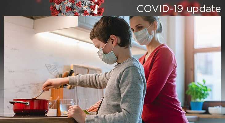 Precautions when cooking with covid