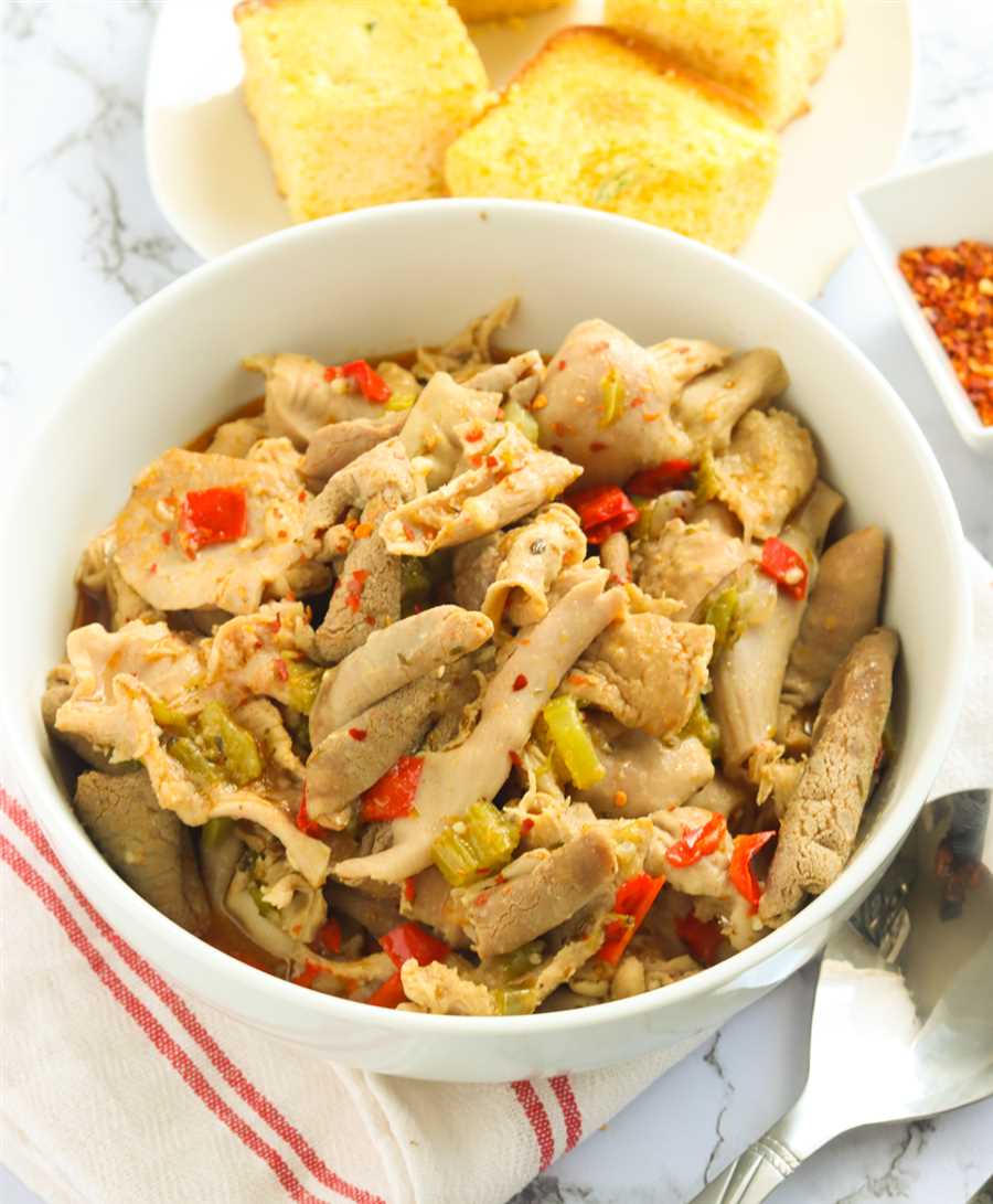 Effects of overcooking chitterlings