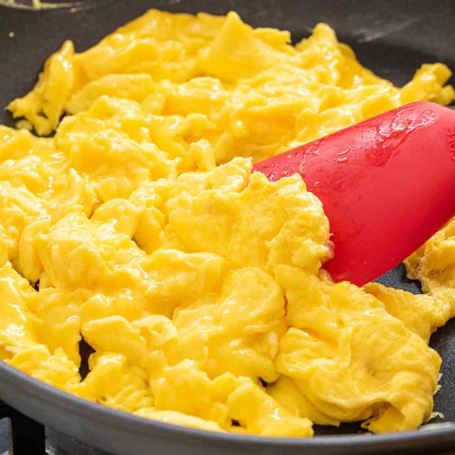 Reheating pre cooked scrambled eggs