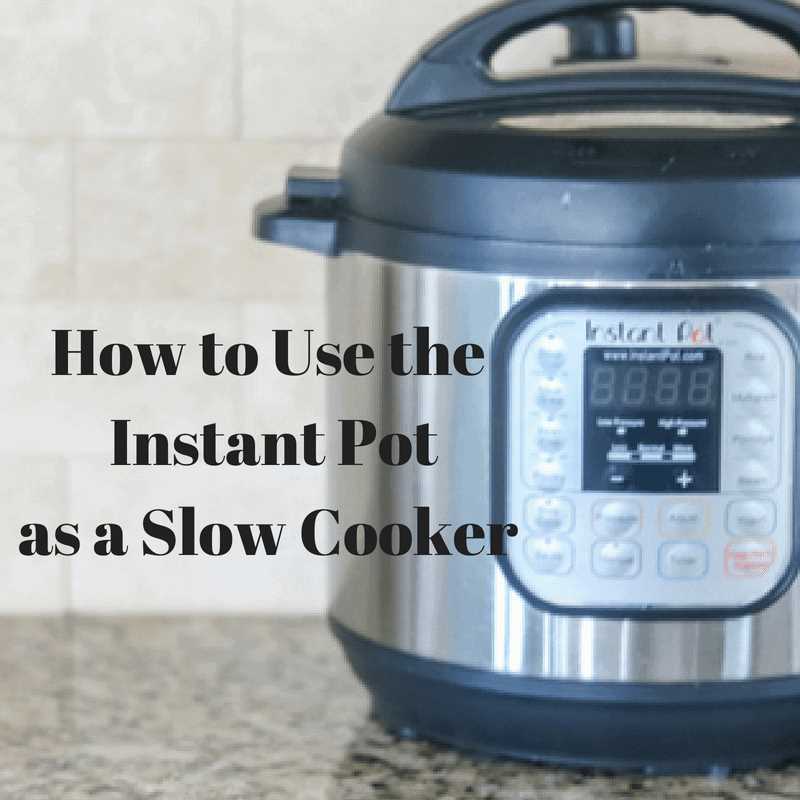 Tips for slow cooking in a pressure cooker