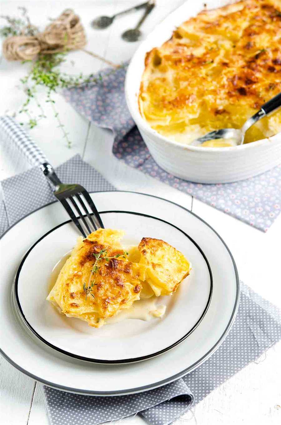 Advantages of covering scalloped potatoes