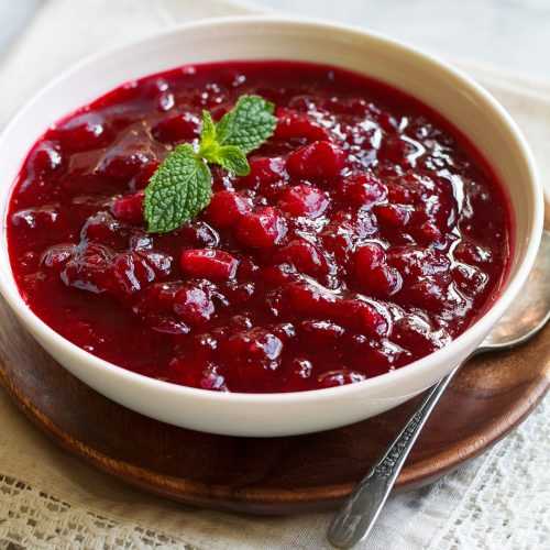 Enhancing the Flavor of Canned Cranberry Sauce