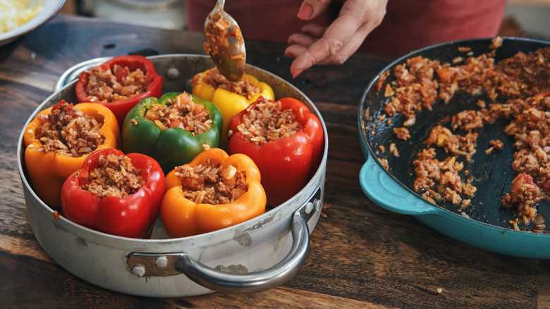 Should You Cook Rice Before Stuffing Peppers?