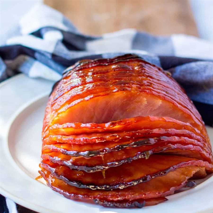 Why glazing the ham enhances its flavor